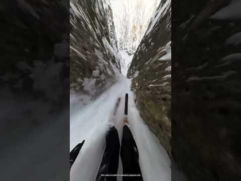 ran out of snowy hill