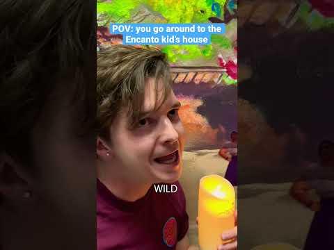 POV: you go around to the Encanto kid’s house #shorts #encanto #disneyparks #broadway
