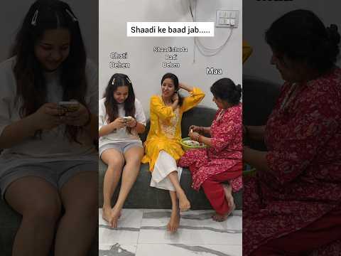 Episode 4 of TimsIsland ka mayka... ab mummy ki favourite choti behen ho gayi hai😭 #mayka #married