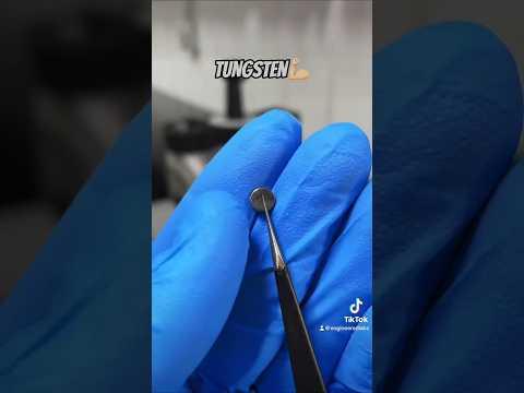 Tungsten? Give me a harder one to flatten next time…