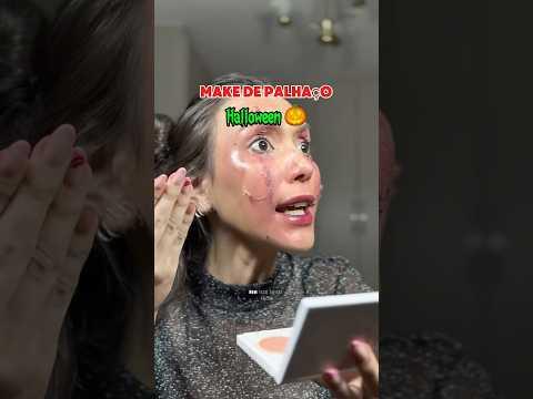Maquiagem de palhaço HALLOWEEN #halloweencostume #halloween