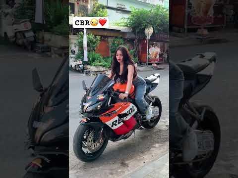 Girl test honda cbr. #honda #cbr1000rr #kawasaki #zseries #z1000