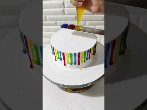 How To Make A Beautiful Cake Design #shorts #youtubeshorts #viralvideo #trending #video #cake