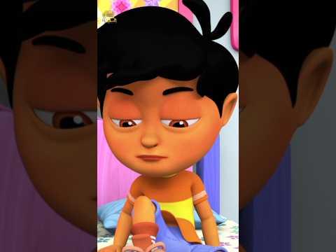 Chunnu Sota Hai Song, ऊपर पंखा चलता है, Poem For Kids #hindirhymes #funnyshorts #cartoon #trending