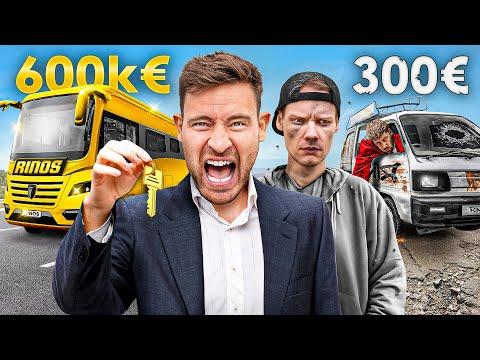 600.000 € vs. 300 € ROADTRIP - ARM vs. REICH (mit Krokoboss & Paul Frege)