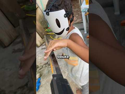 TIREI O FERRUGEM DA ESPADA DO SASUKE #anime #naruto