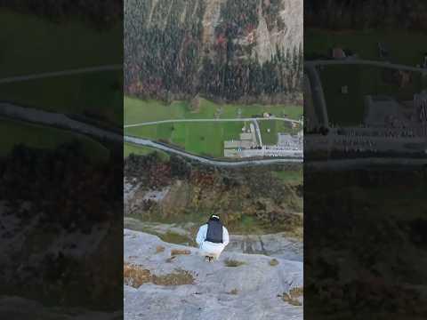 double gainer! #adrenaline #basejump #nature #flying #mountains #mountain #adventure #switzerland