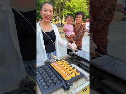 🥰 Satisfying with street food 🥳 #streetfood #satisfying #satisfyingvideo