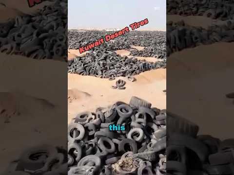Why there are 50 million scrap tires in the desert #education #technology #machinery #unique