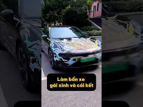 Vẽ bậy lên xe người lạ #8: Vẽ xe xong được gái xinh kết bạn fb #painting #vetranh