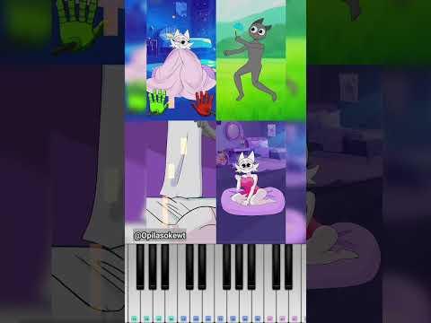 Grey Fell In Love With Wenda Love Story Sprunki (Complete Edition) @Opilasokewt - Piano Tutorial