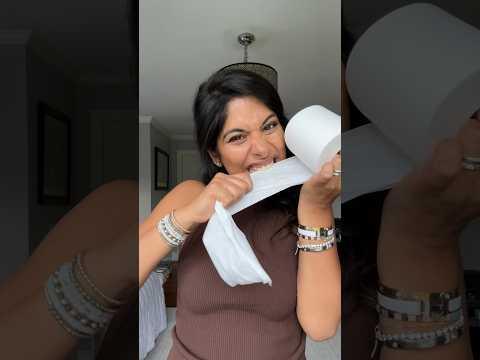 No. Tear. Toilet Paper. That’s all I’m saying 😂🧻 | #shorts