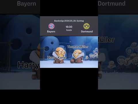 Bundesliga 24/25 Topspiel Bayern München gegen Borussia Dortmund Match Prediction Meme