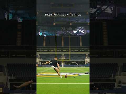 I Hit The NFL Record In An NFL Stadium!
