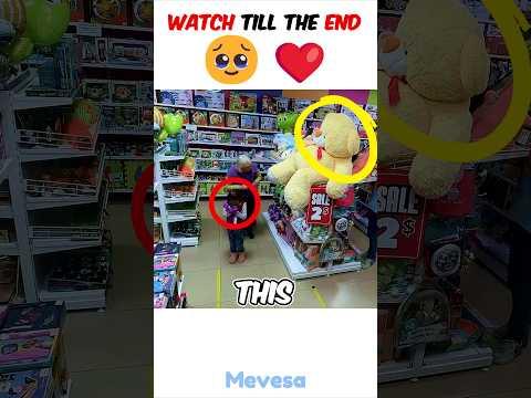 She couldn't afford to buy a teddy bear 🥹 #shorts