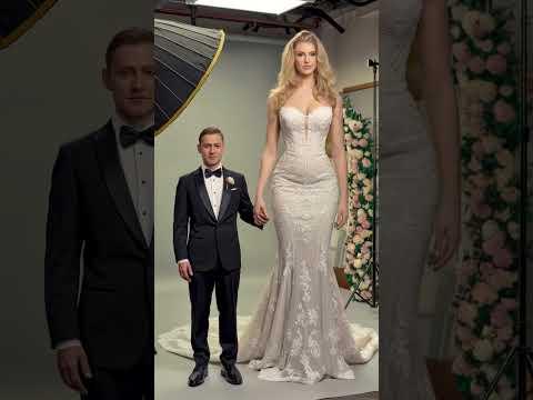 The Unforgettable Wedding of the World's Tallest Woman - Tall Girlfriend high heels #tallgirlfriend