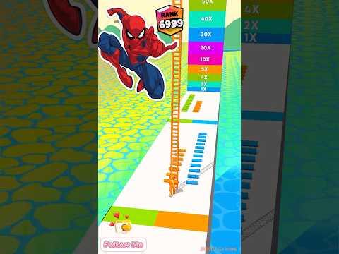 RANK UP SPIDER-MAN 🦸‍♂️ StickMan Ladders Master #shorts #stickman #funnyvideo #norugaming