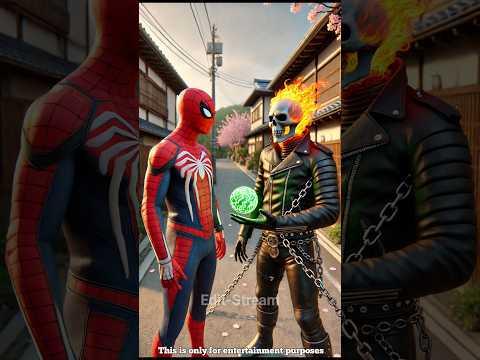 Spider-Man aur Ghost Rider ne Joker ko sabak sikhaya.#spiderman#viral#trending#shorts#reels