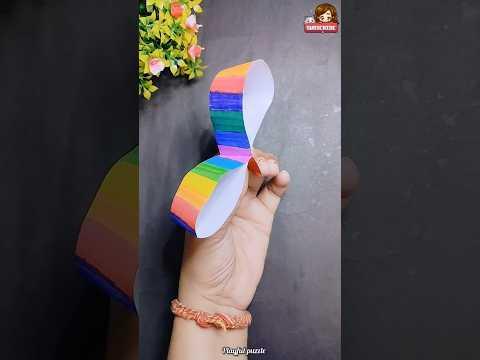 Diy Easy kids flying paper Craft🪅🪀😨#shorts #youtubeshorts #trending #funny #comedy #diy #craft #kids