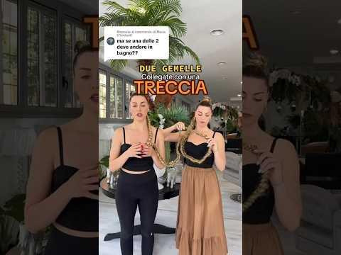 PT1 HO COLLEGATO LE TWINS CON  UNA  TRECCIA ! PT2?VI ASPETTI  SU INSTAGRAM LOOKERSSSS ❤️