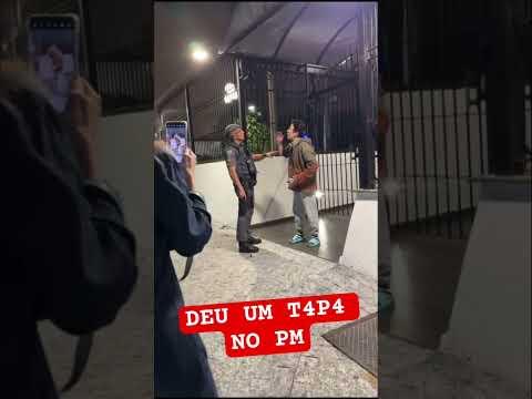 Acus4d4 de injur14 r4c1al contra atendente de mercado, deu um t4p4 no pm que averiguava. Det1d4 .