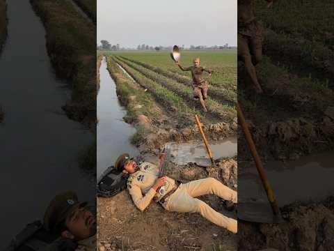 Police Men Vs Statue 🗿😅 #trending #shorts #viral