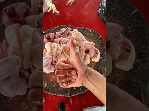 Tes potong ayam kecil jadi banyak #cuttingskills #chicken #ayamsegar #short #shorts
