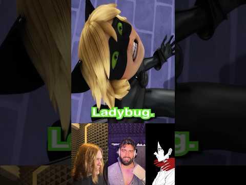 Voice Acting Miraculous ￼Ladybug Chat Noir w/@Keyblade_Ali #miraculous #shorts