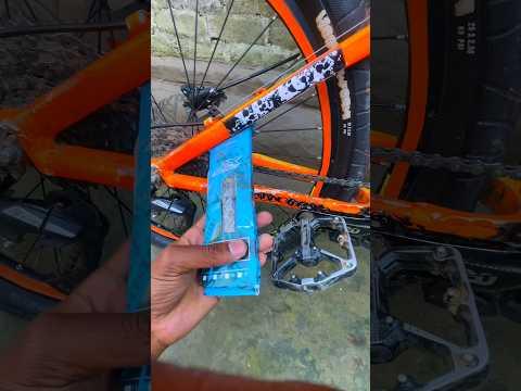 I put a new chain on my stunt bike #cycle #minivlog #shorts #badholrider #stuntcycle