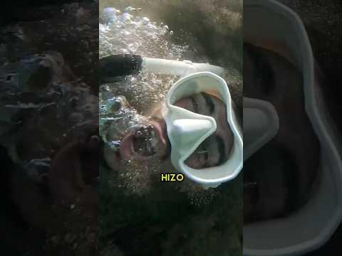 DESTAPAMOS EL TAPÓN  del océano ⚠️🌪️  #freediving #oceano #tenerife #humor #bobsponja