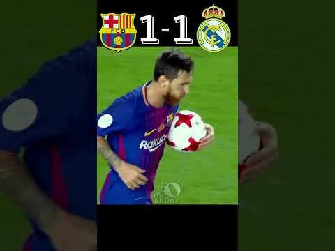 Barcelona vs Real Madrid🔥Supercopa 2017/2018 Final Highlights #football #ronaldo #cr7 #messi