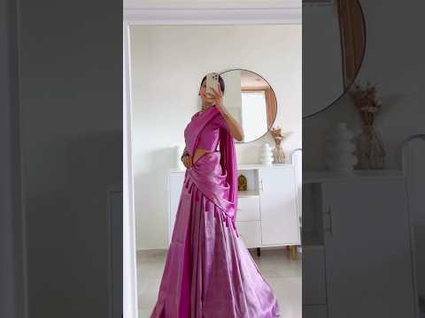 Saree Lehenga 7 days 7 sarees #sareelehenghastyle #sareedrape #grwm #indianwear