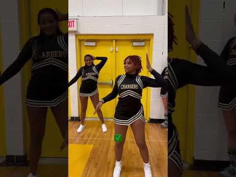 Guessing cheers w/o hearing the words + seeing the motions😂 #cheerleading #highschoolbasketball