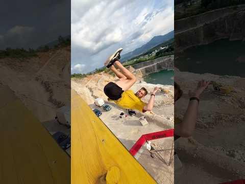 Flip on the Worlds Biggest Trampoline Wall!