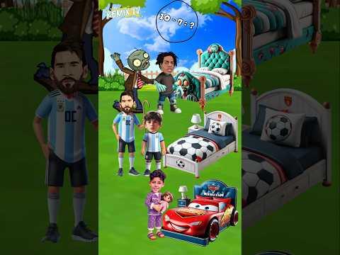 ¿Quién puede ayudar al niño a irse a la cama? Ronaldo vs IshowSpeed vs Messi