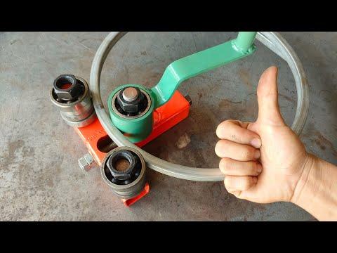 Hướng dẫn làm dụng cụ uốn ống 3 trục đơn giản