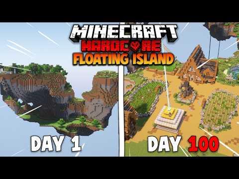 100 Hari Minecraft Hardcore FLOATING ISLAND