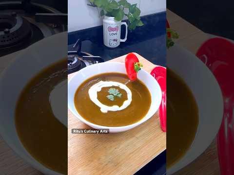 (10 mins )No Onion no garlic Soup - Winter Special #ritusculinaryarts #viralfood