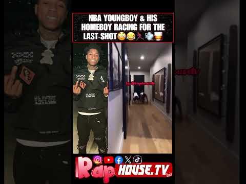 NBA YoungBoy & His Homeboy Racing For The Last Shot 🏃🏾‍♂️💨🥃😂