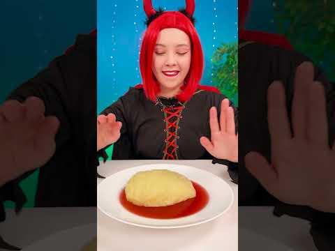 Angel vs. Devil! 😇😈 Cotton Candy in Water Experiment! #funnyshorts #experiment