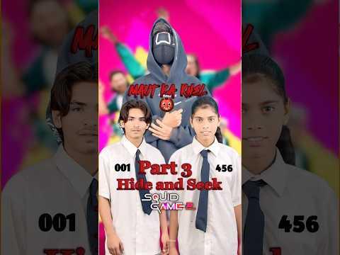Maut Ka Khel 😨 Squid Game ❌ part 3 #subscribe #gamevideo #schollife #dhonism #funny  #squidgame