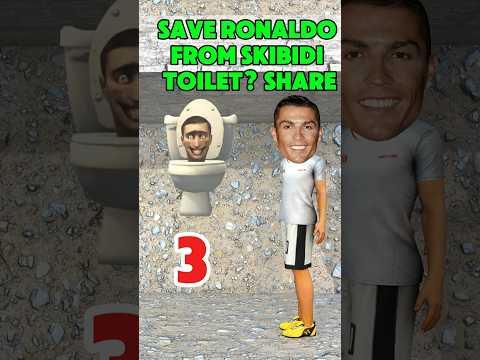 Ronaldo Messi Skibidi Toilet😭Ronaldo ko jeetne mein madad karo Messi aur Skibidi Toilets ke khilaf