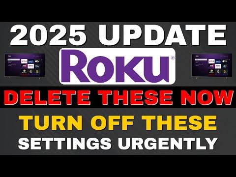 ROKU SETTINGS YOU NEED TO TURN OFF NOW!!! 2025 UPDATE