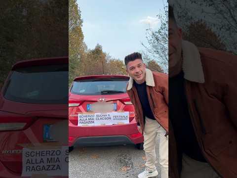 Scherzo alla mia ragazza SUONA IL CLACSON PER FARLA ARRABBIARE