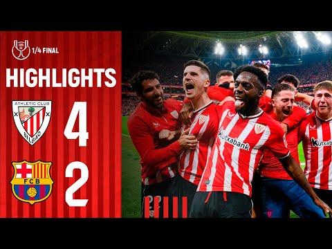 RESUMEN | Athletic Club 4-2 FC Barcelona | Cuartos de final | Copa del Rey 2023-24