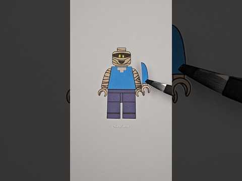 Minecraft I am Steve Lego Figure Puzzle Challenge!! #shorts #viral #art