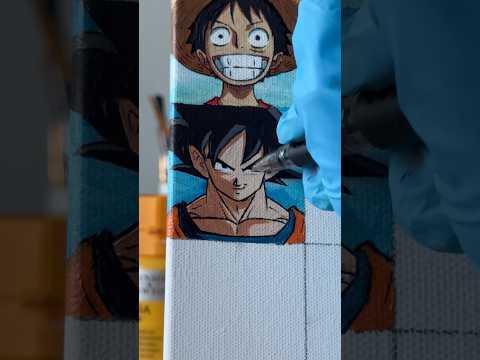 I painted Every Anime in one Giant Painting