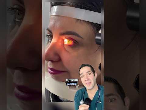 What’s in her eye?!