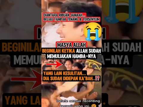 masyaallah‼️amalanmu apa mas kok bisa gitu⁉️😭 #hajaraswad #muslim #islam #duniaislam