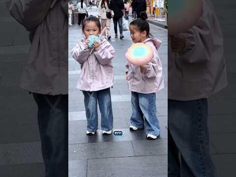 Hai chị em và cây kẹo bông #shorts
